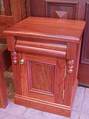 Red Gum Bed Side Table 1