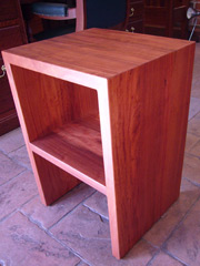 Red Gum Bed Side Table 3 - Contempory