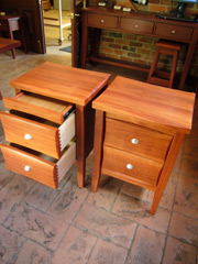 Red Gum Bed Side Table 5