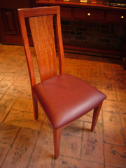 Red Gum Reed/solid panel back