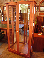 Red Gum 1800mm Display Cabinet 4