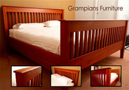 Red Gum King Size Bed Red Gum King Size Bed