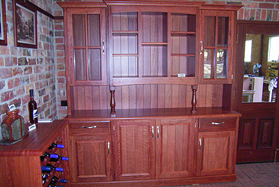 Redgum Wall Unit 5