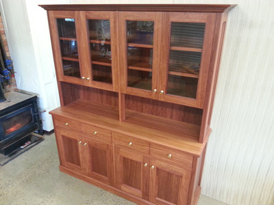 Redgum Wall Unit 7